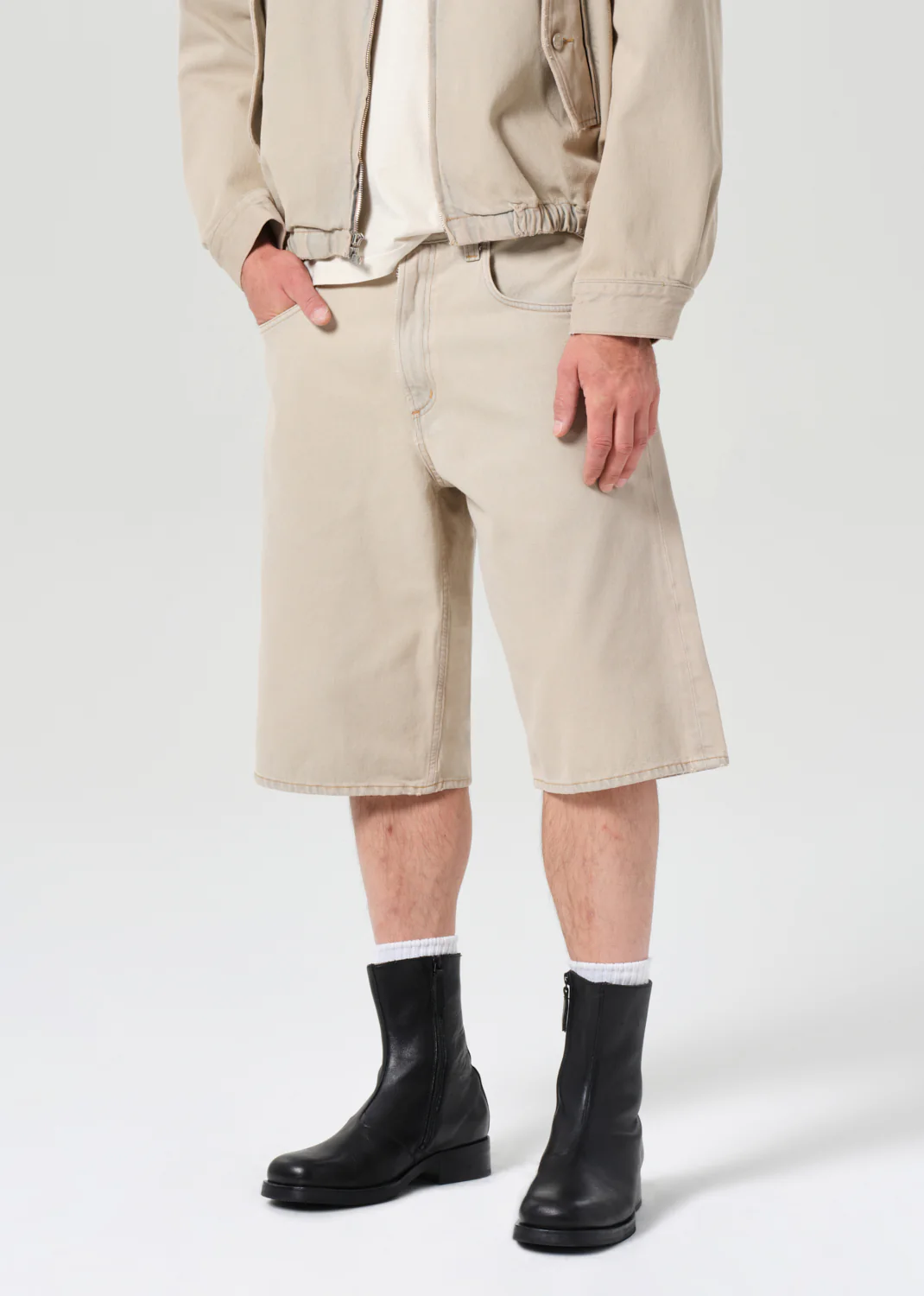 Fusion Skater Short in Burnished Khaki - Image 6