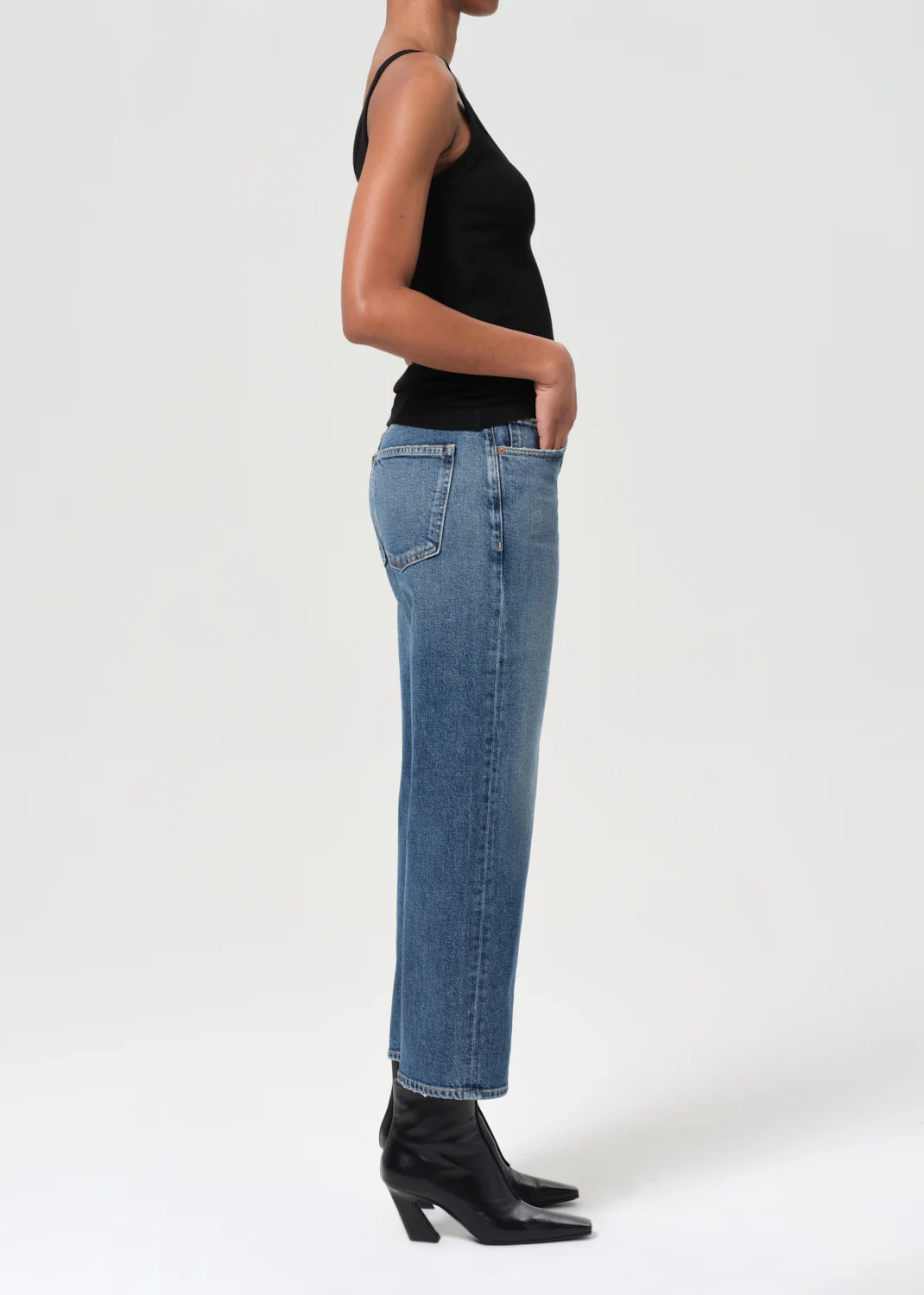 Harper Crop Jean (Comfort Stretch) in Enroll - Image 3