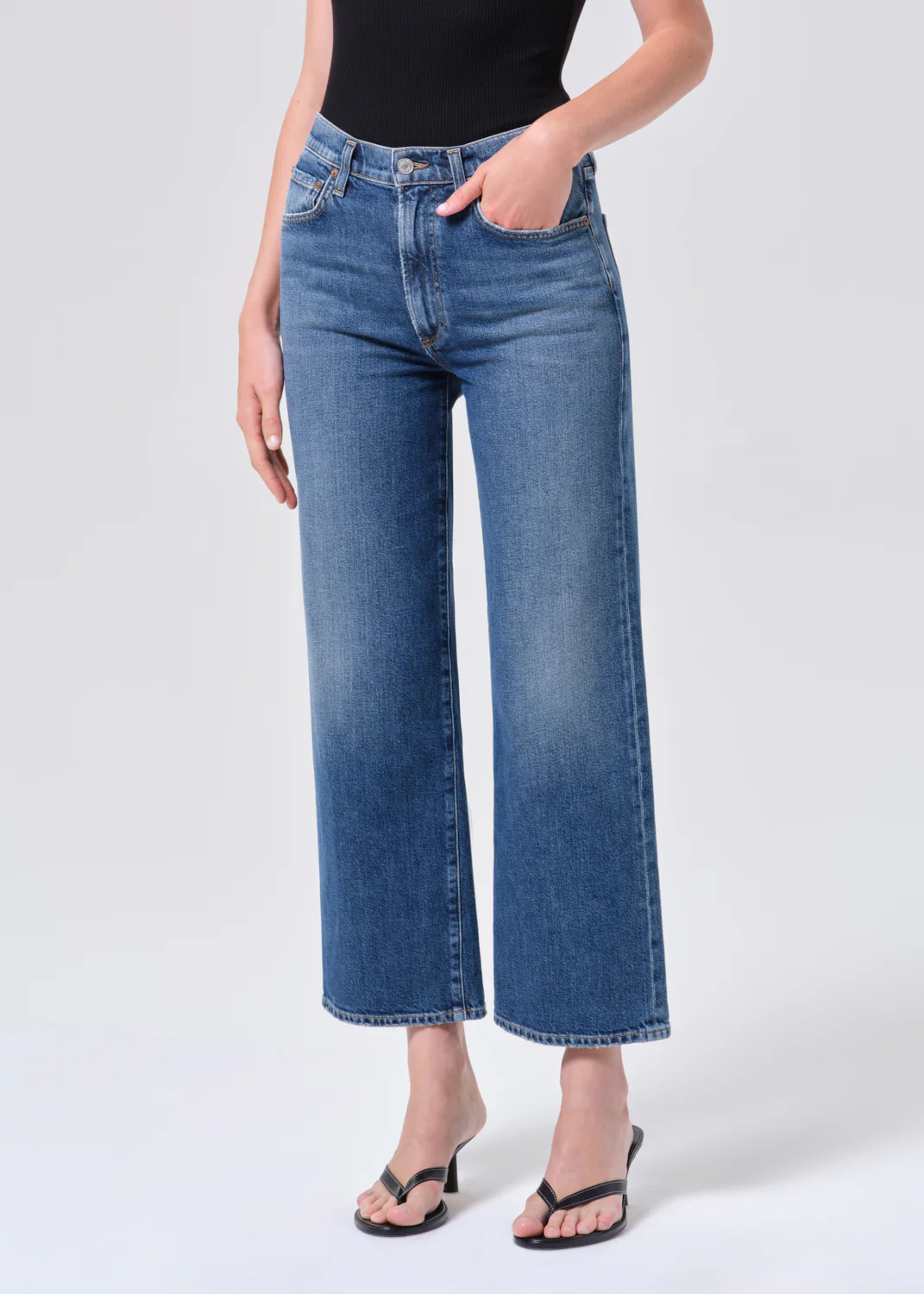 Harper Crop Jean (Weightless Stretch) in River - Image 4