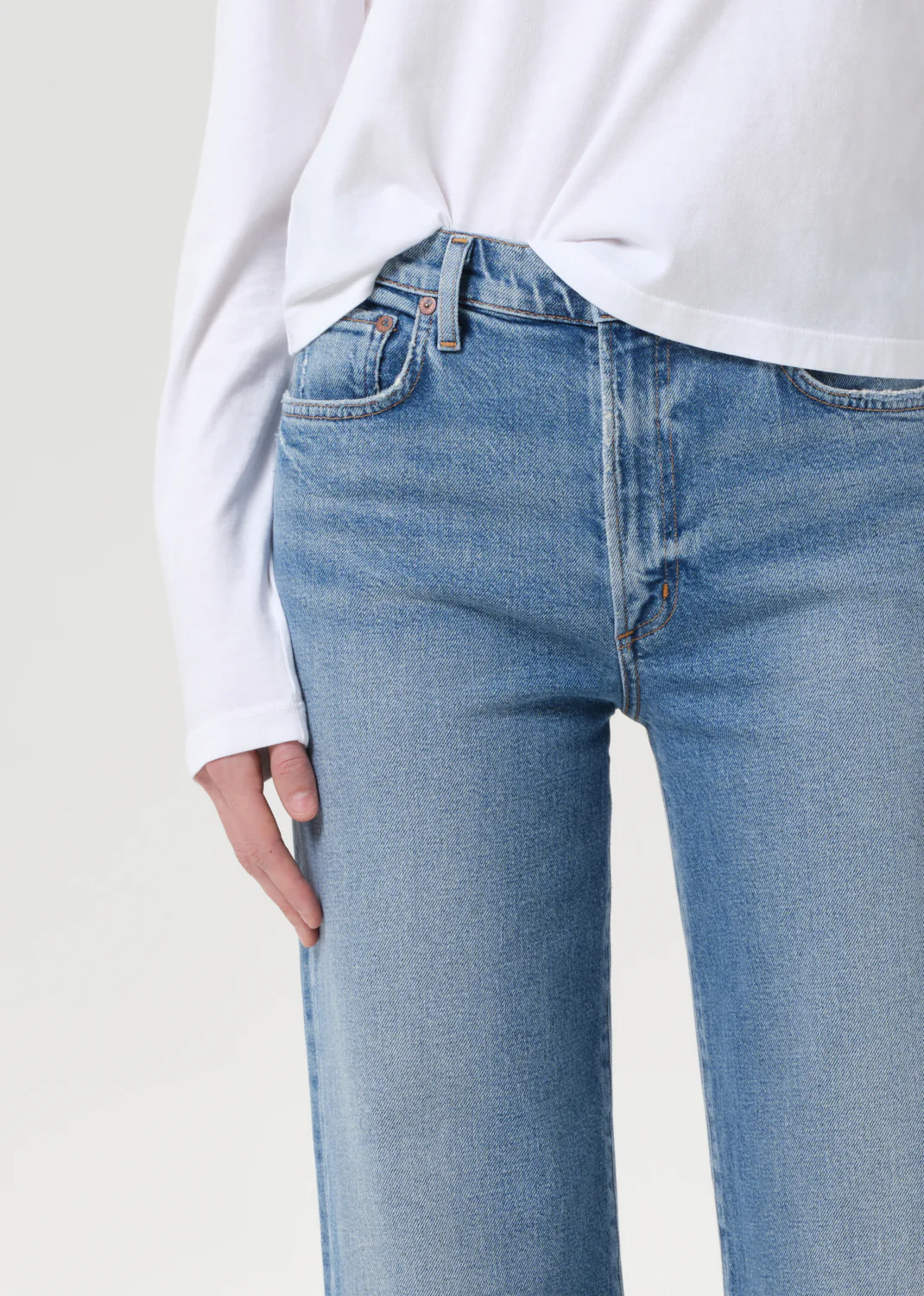 Harper Straight Jean (Comfort Stretch) in Forum - Image 5