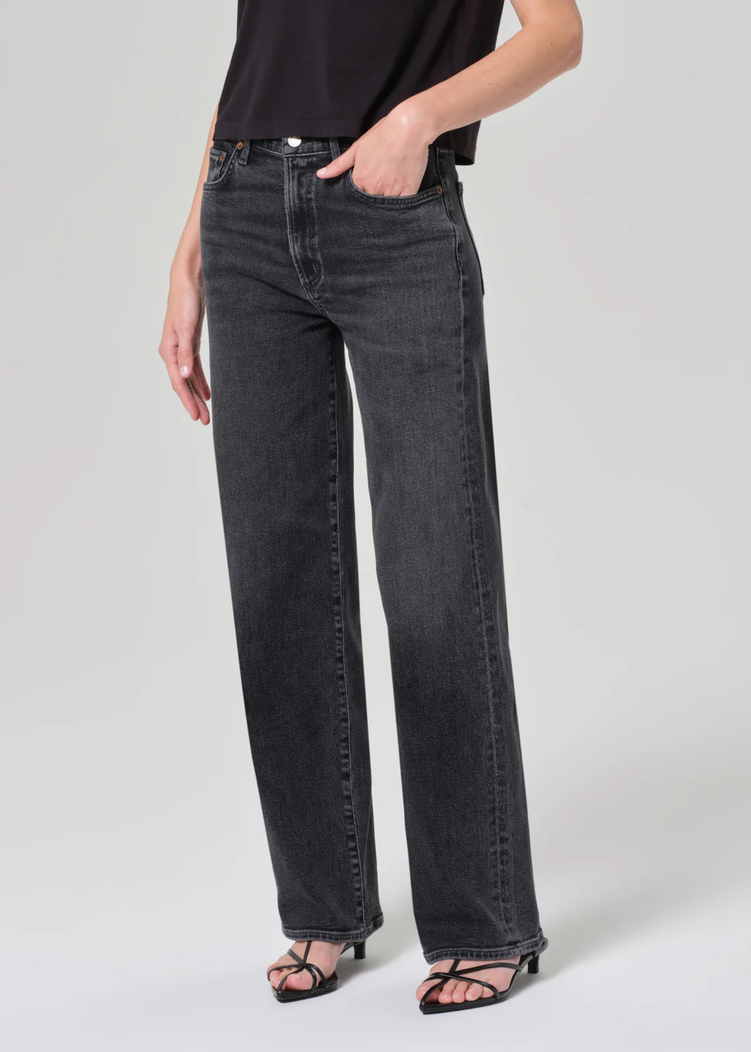Harper Straight Jean (Weightless Stretch) in Hush - Image 4
