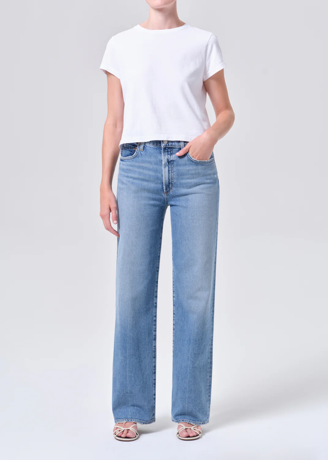 Harper Straight Jean (Comfort Stretch) in Kindle