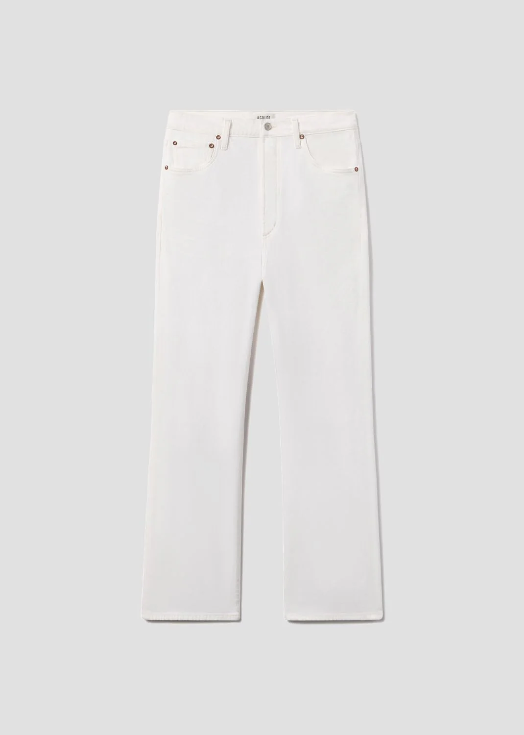 Harper Straight Jean (Comfort Stretch) in White Wash - Image 7