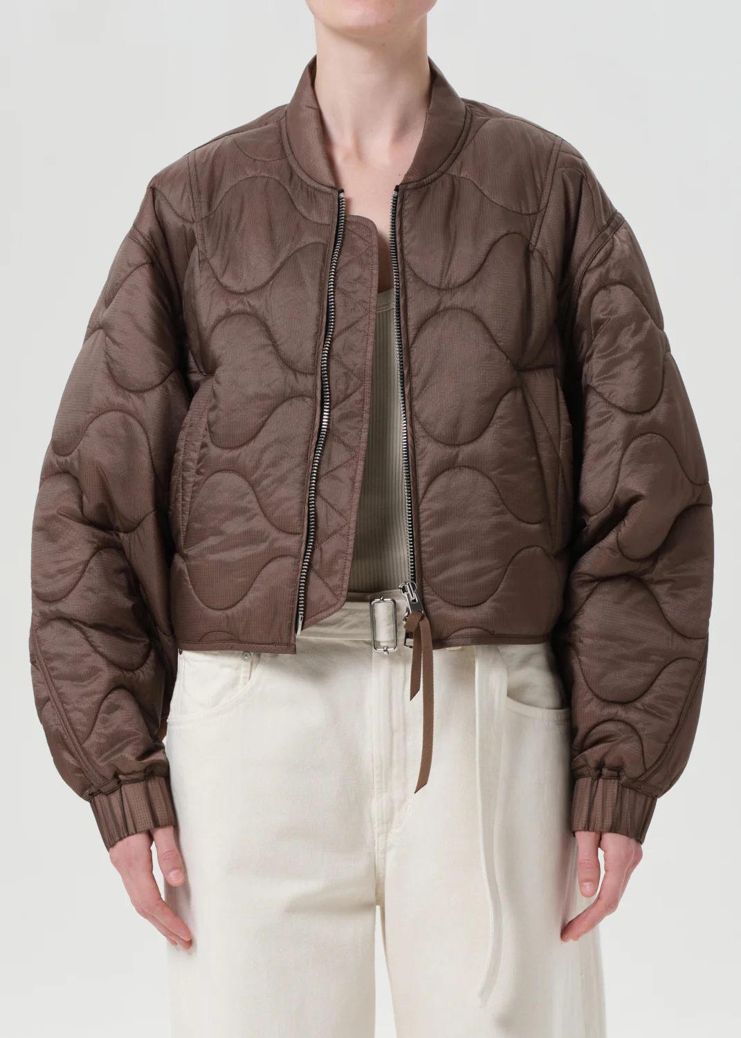 Iona Quilted Jacket in Cocoa