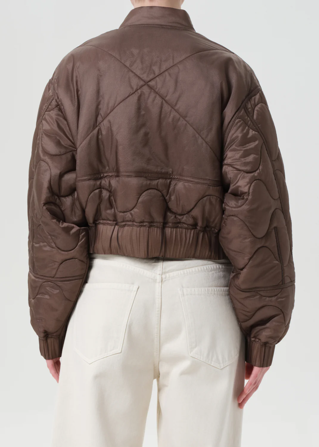 Iona Quilted Jacket in Cocoa - Image 2