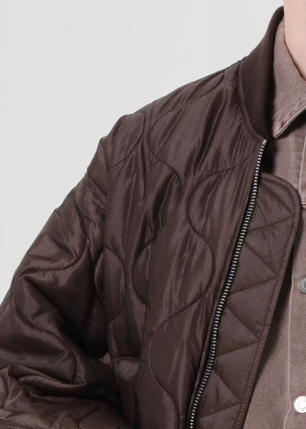Isla Quilted Jacket in Bourbon - Image 5