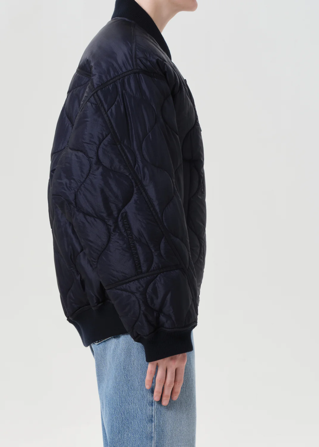 Isla Quilted Jacket in Ink - Image 3