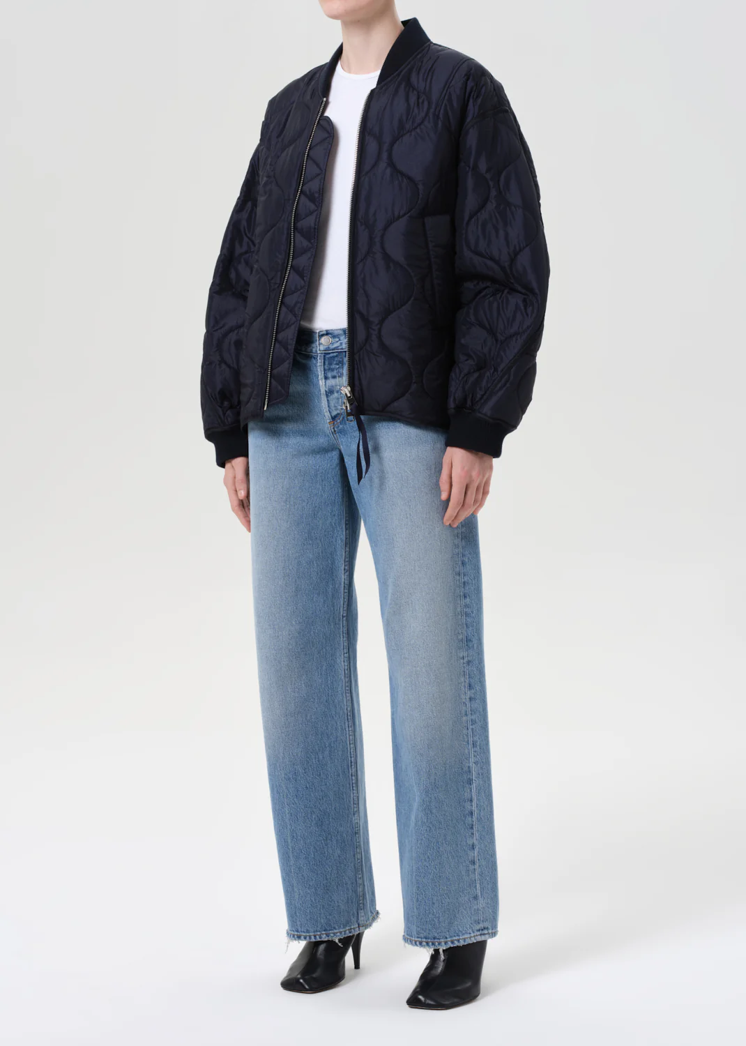 Isla Quilted Jacket in Ink - Image 4