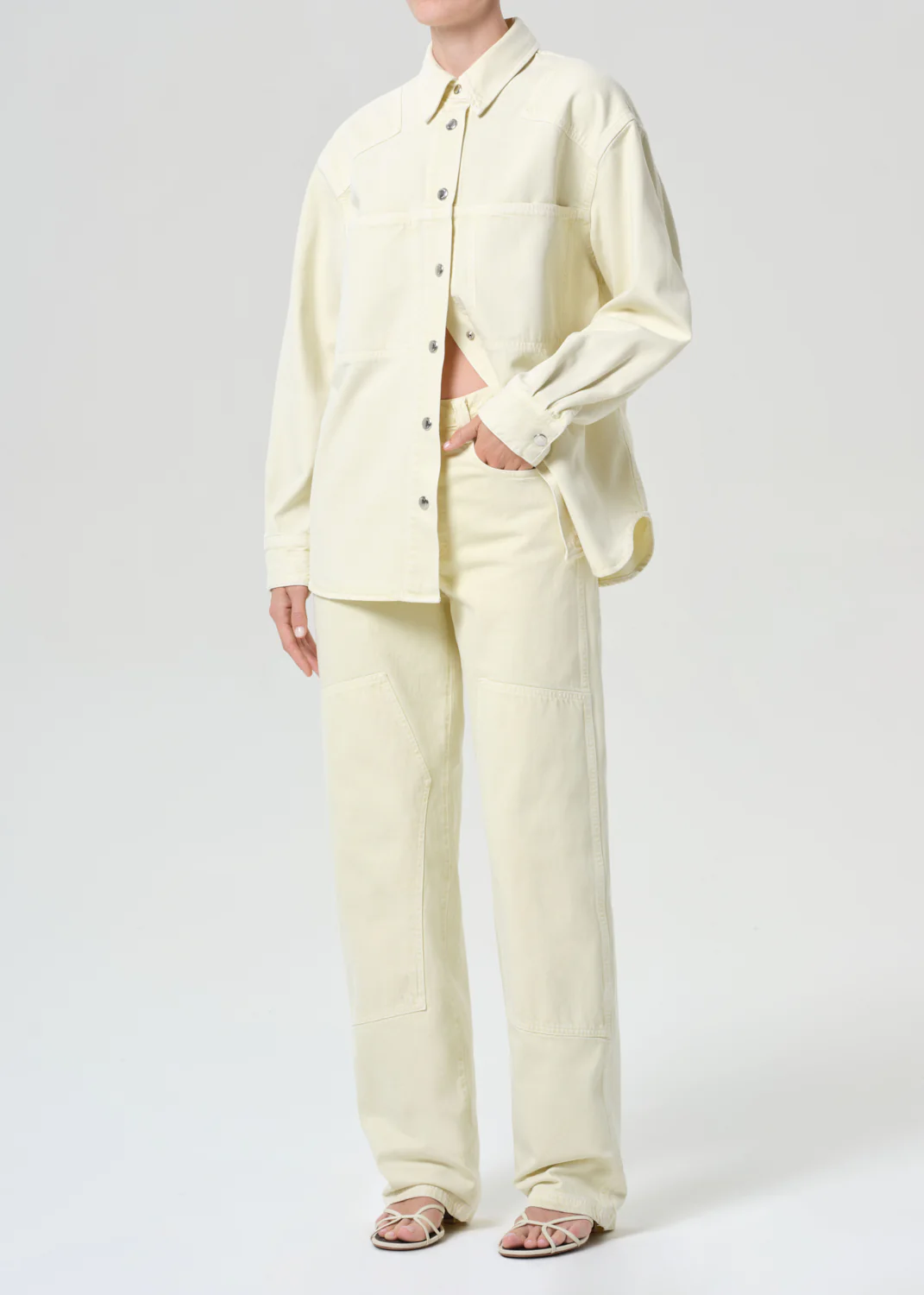 Laria Shirt (Flyweight) in Lemon Zest - Image 4