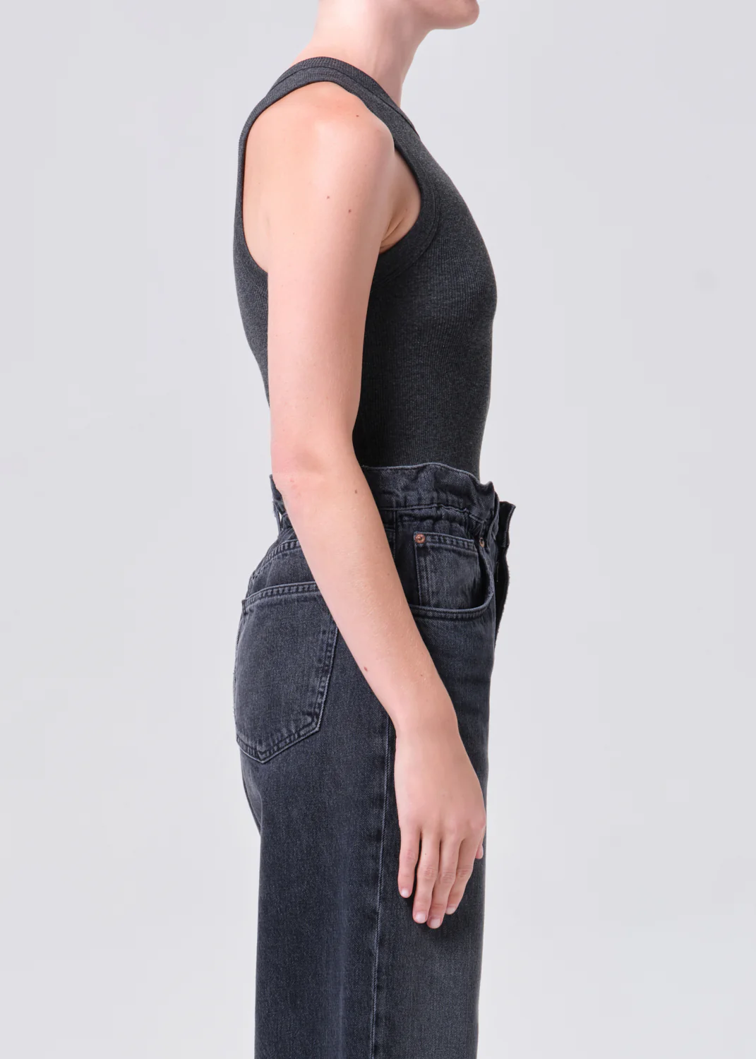 Leigh Tank in Charcoal Heather - Image 3