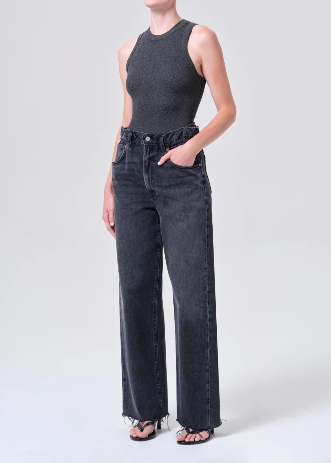 Leigh Tank in Charcoal Heather - Image 4