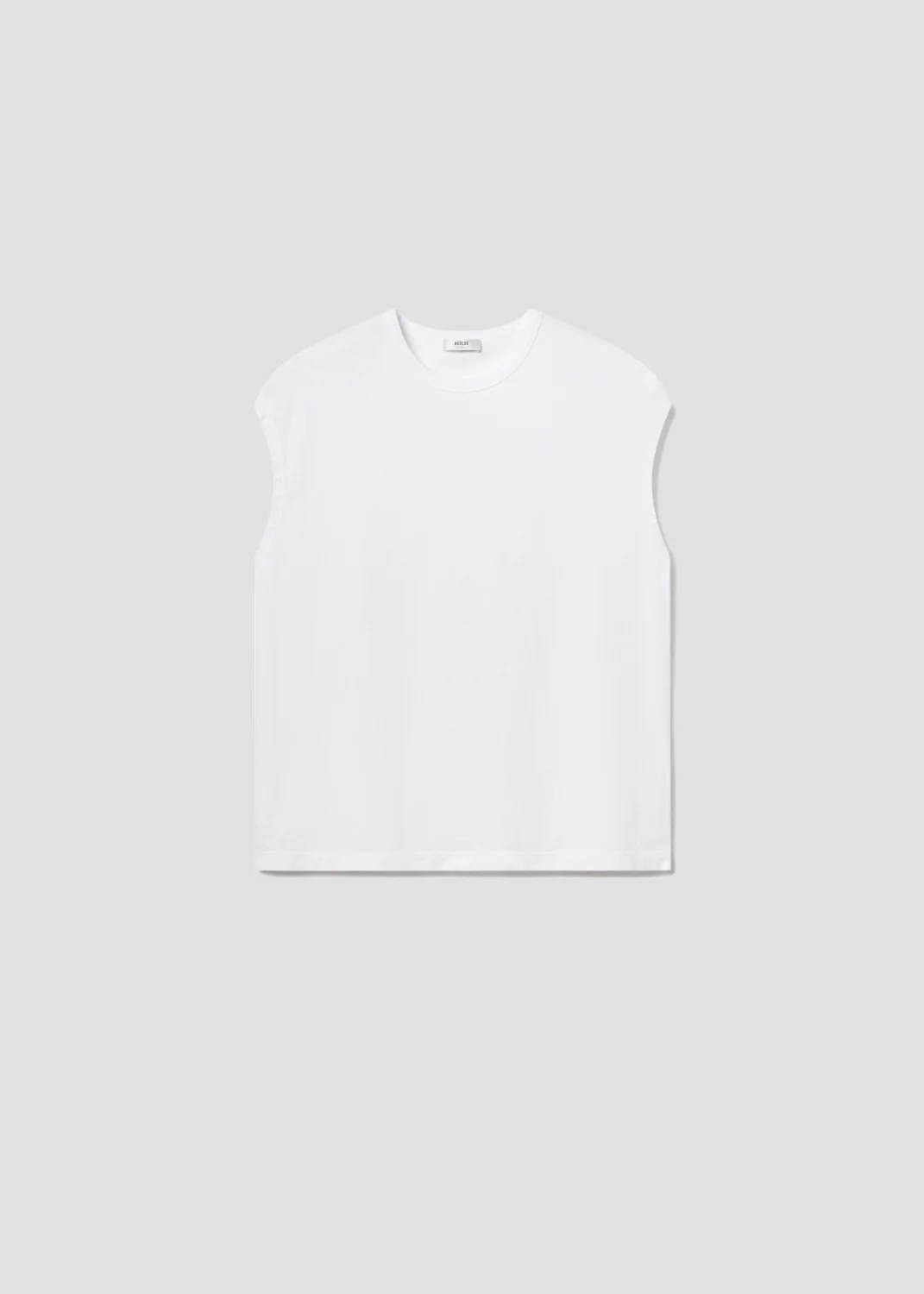 Leonard Sleeveless Tee in White