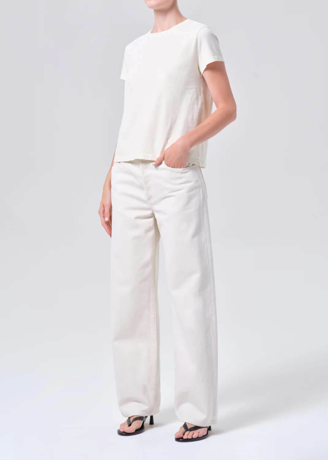 Long Line Adine Tee in Blonde - Image 4
