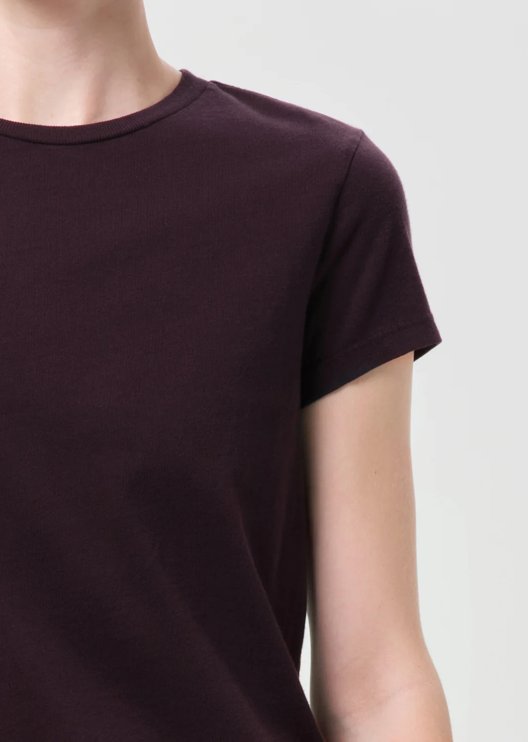 Long Line Adine Tee in Eggplant - Image 5