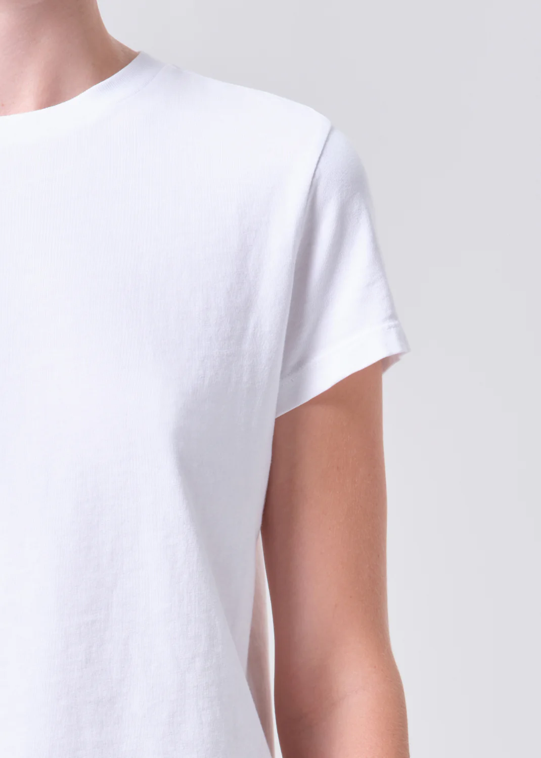 Long Line Adine Tee in White - Image 5
