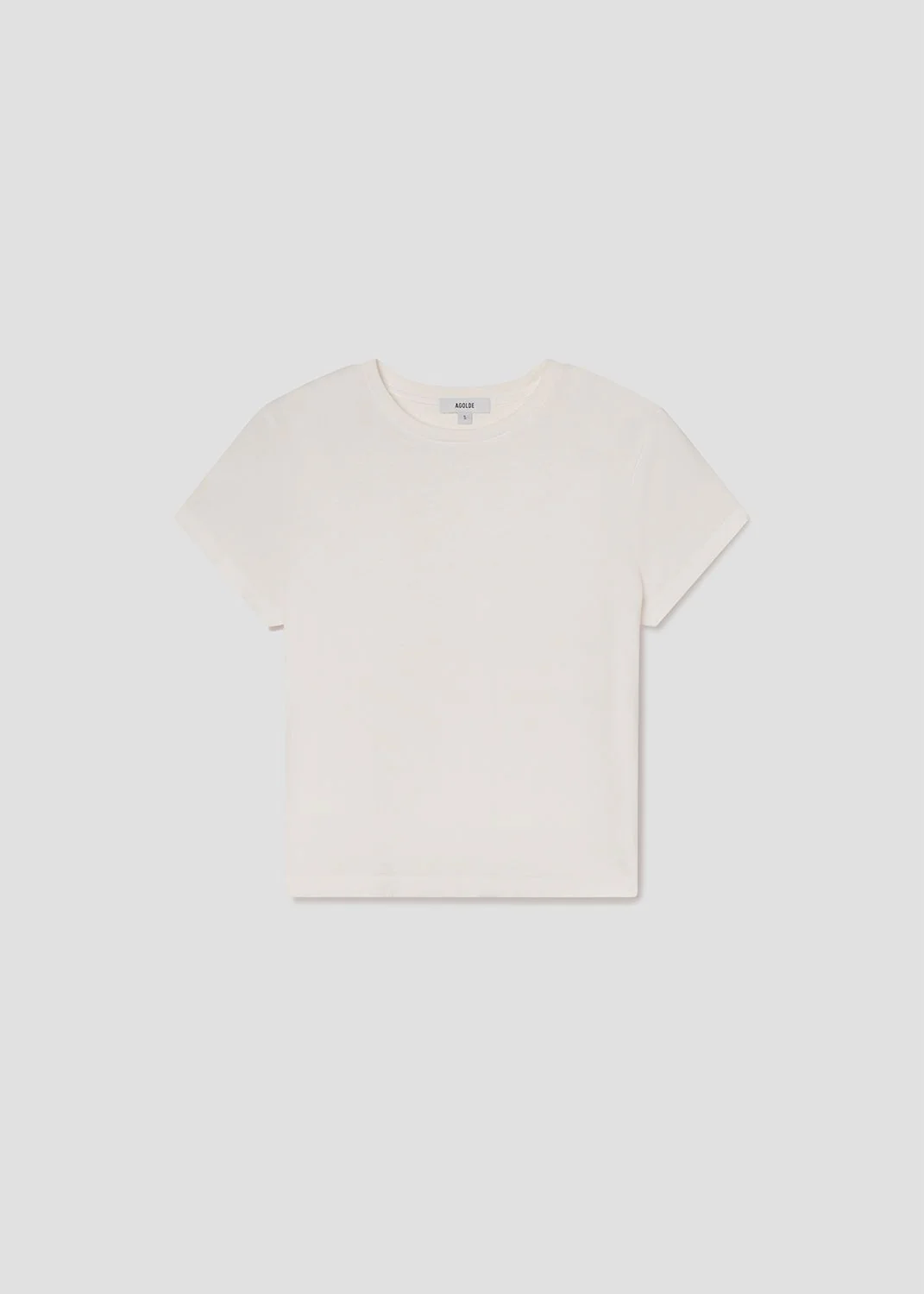 Long Line Adine Tee in White Ash - Image 7