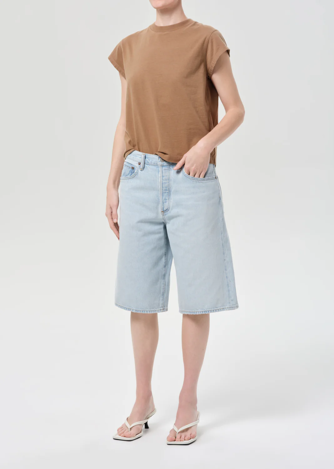 Bryce Cap Sleeve Tee in Hamoa - Image 4