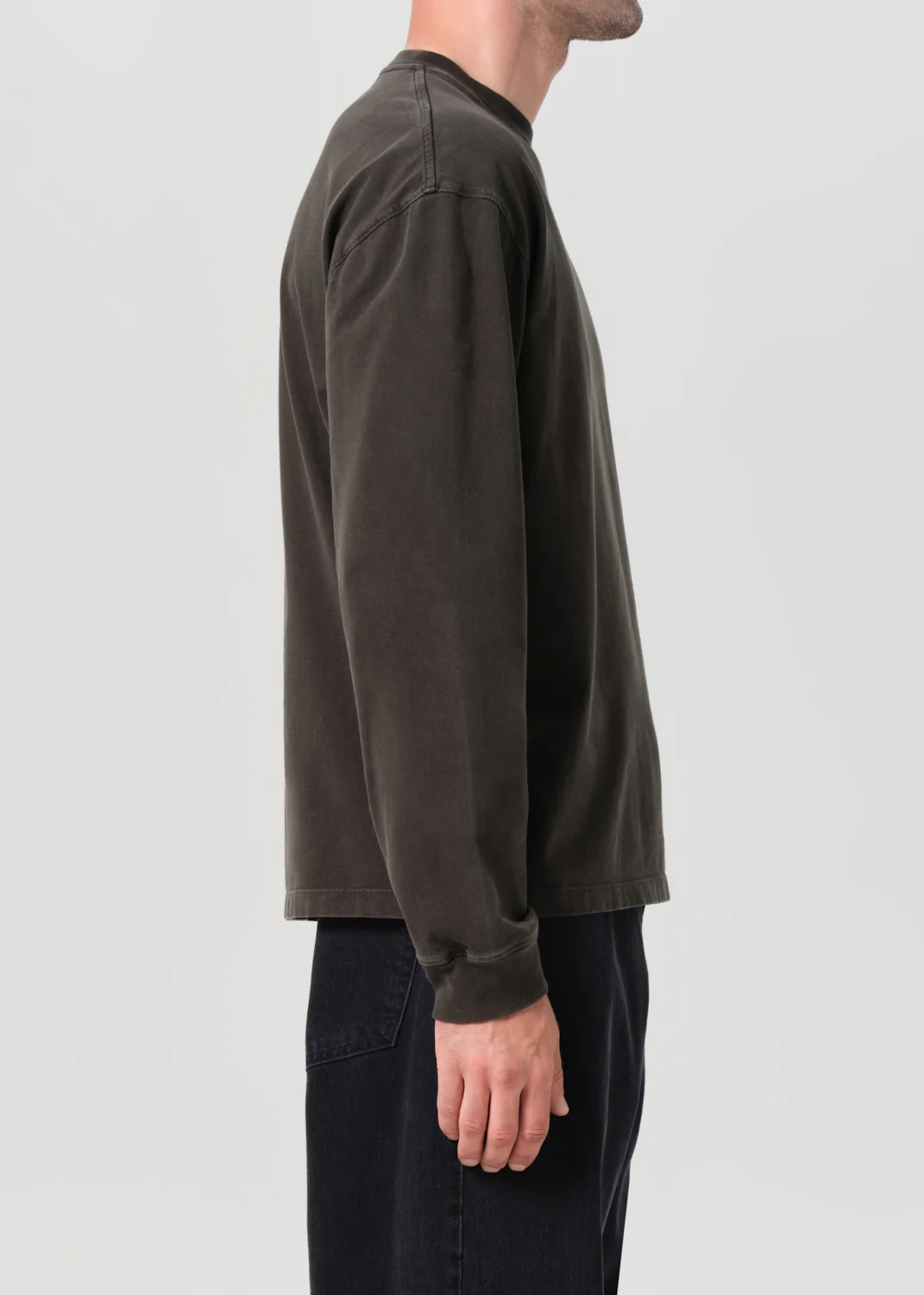 Asha Long Sleeve Mock Neck Tee in Fracture - Image 3