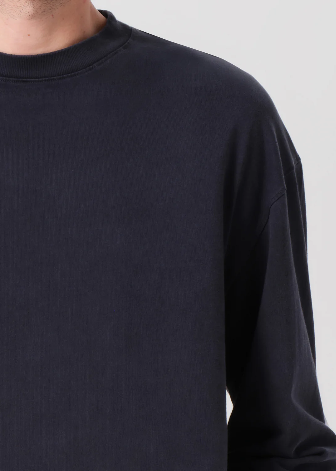 Asha Long Sleeve Mock Neck Tee in Screen - Image 6