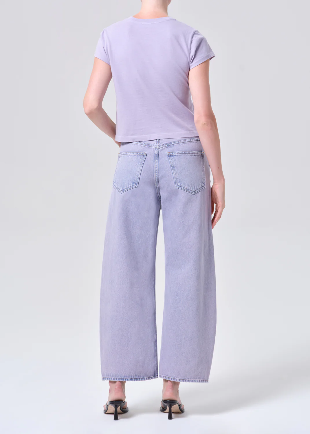 Low Curve Crop Jean in Aura - Image 2