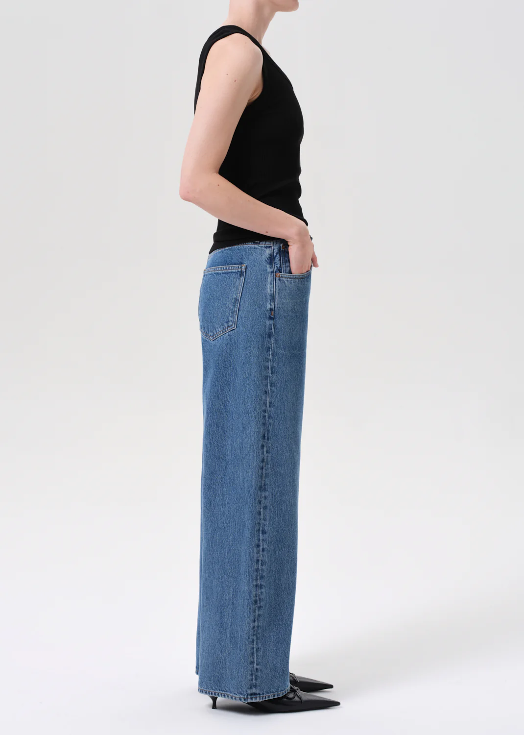 Low Curve Jean in Myth - Image 3