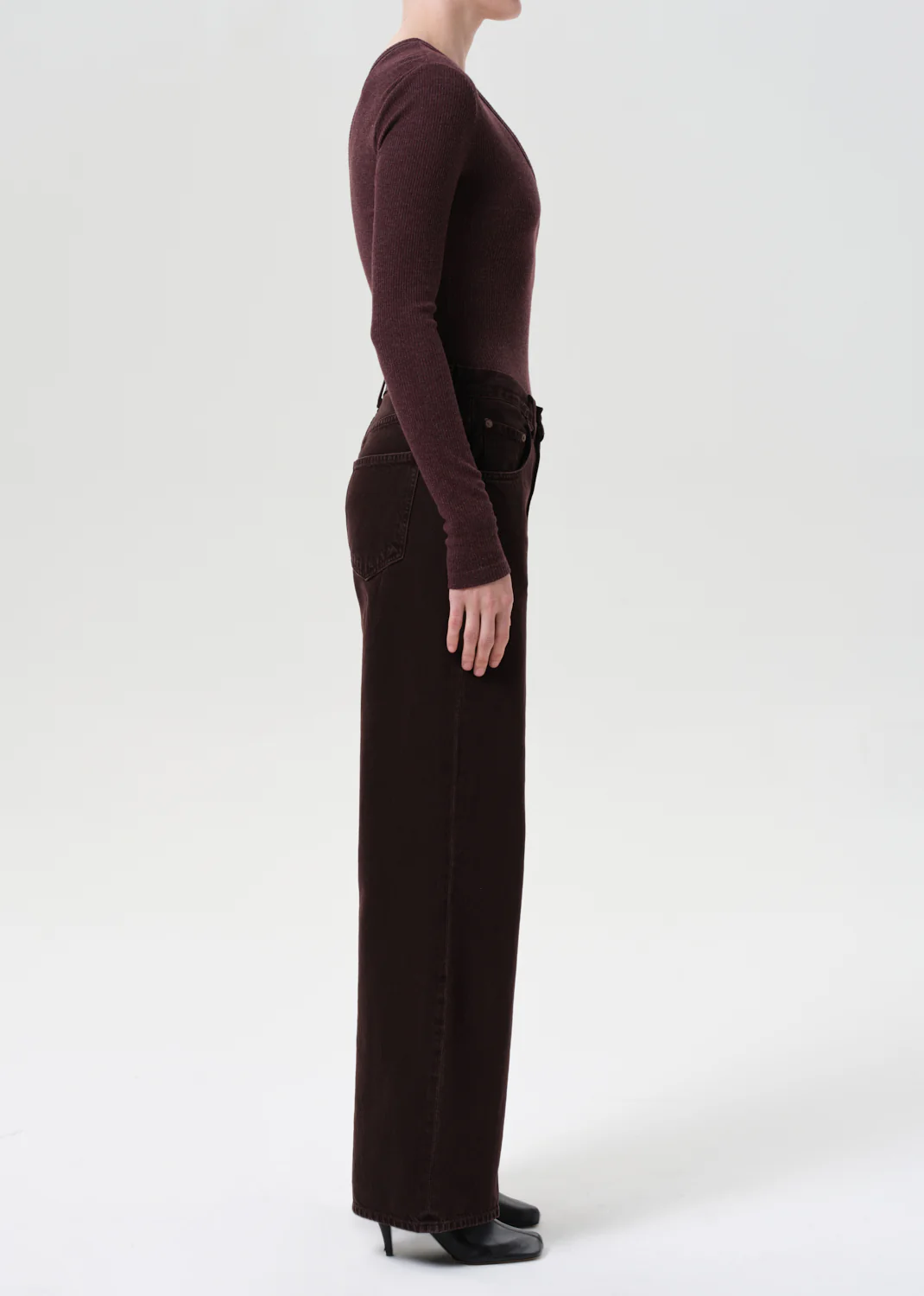 Low Curve Jean in Sloe Berry - Image 2