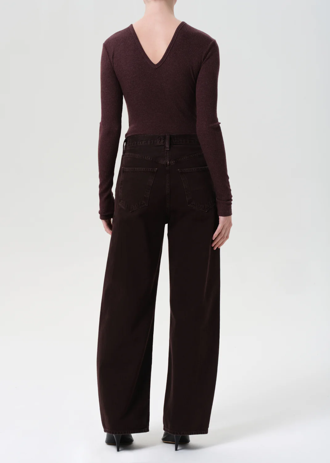 Low Curve Jean in Sloe Berry - Image 3