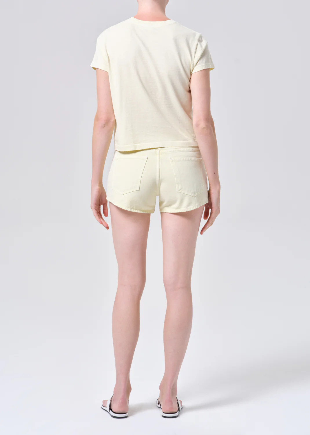 Low Rise Parker Short in Lemon Zest - Image 2