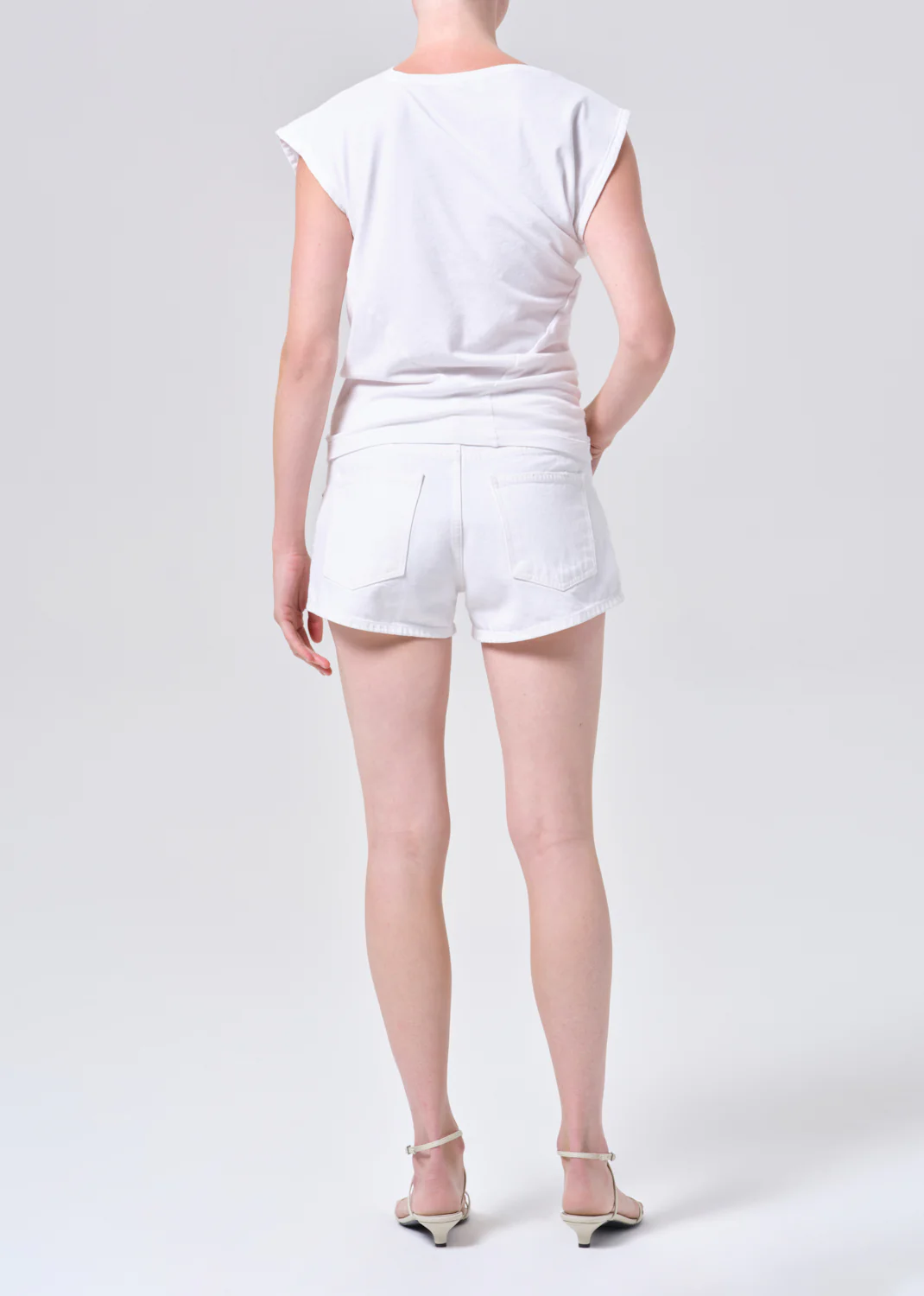 Low Rise Parker Short in Marshmallow - Image 2
