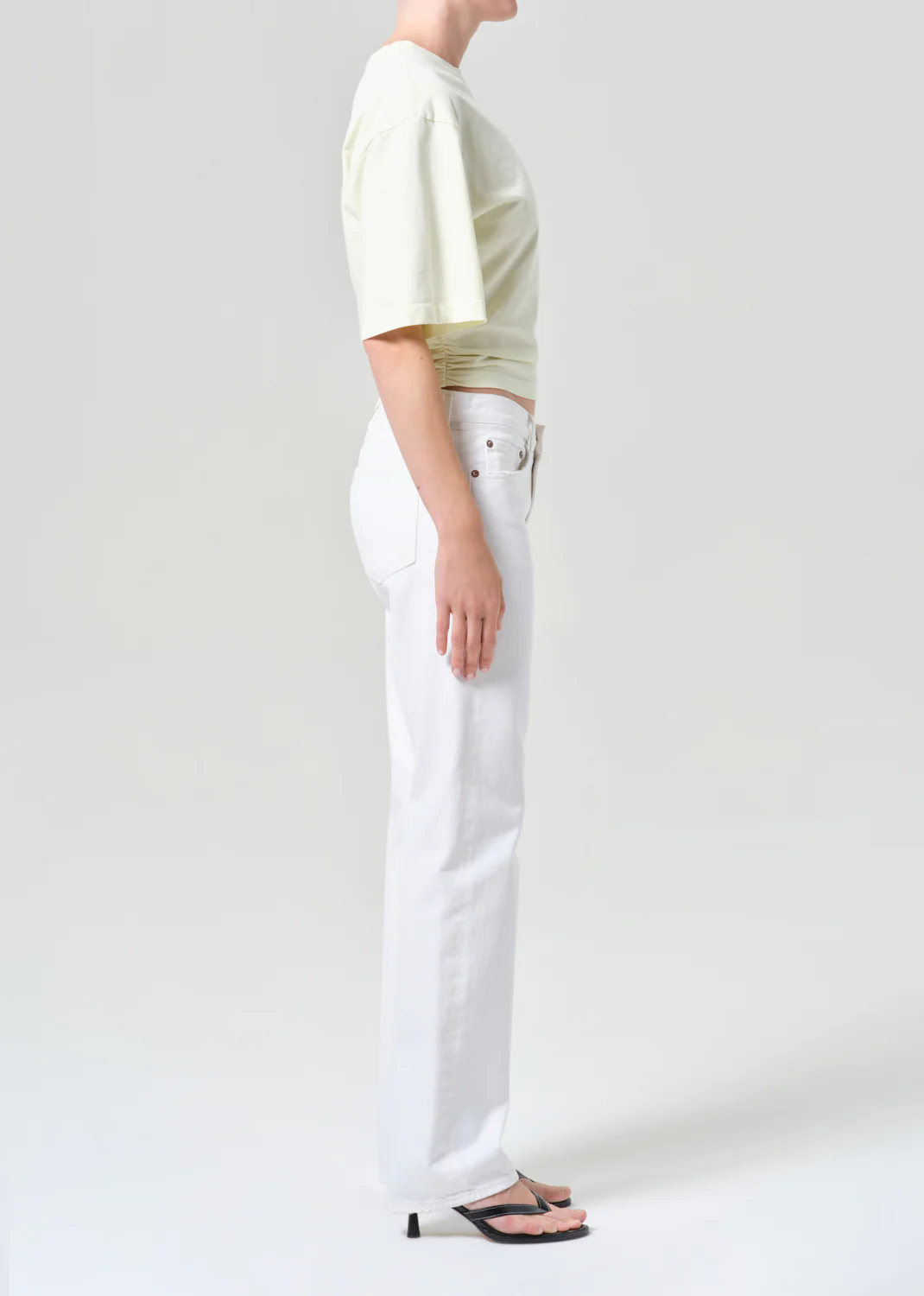 Low Rise Slim in Marshmallow - Image 3