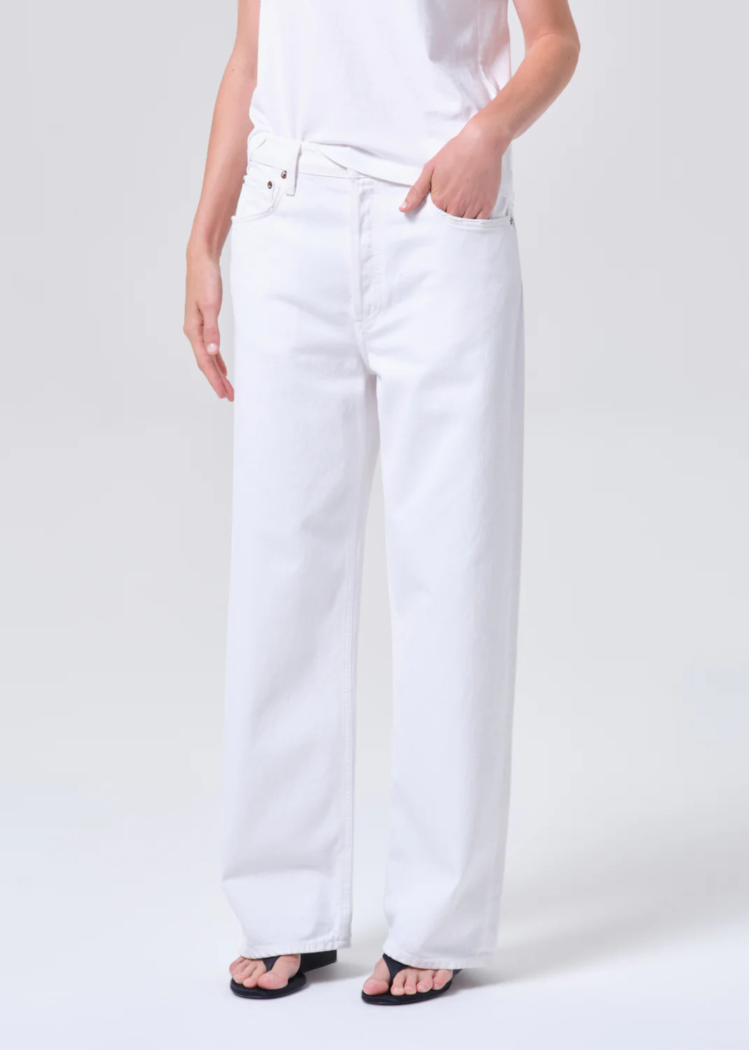 Low Slung Baggy 30.5" in Milkshake - Image 4