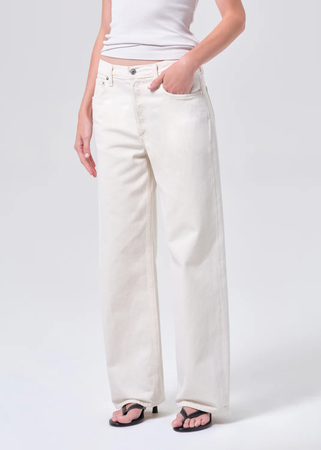 Low Slung Baggy 30.5" in Brown Rice - Image 4