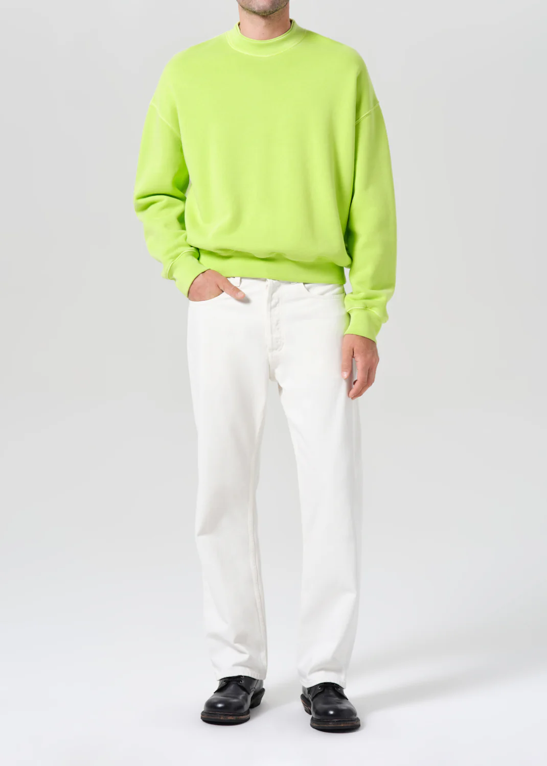 Magnus Trouser Jean in Chalk White - Image 3