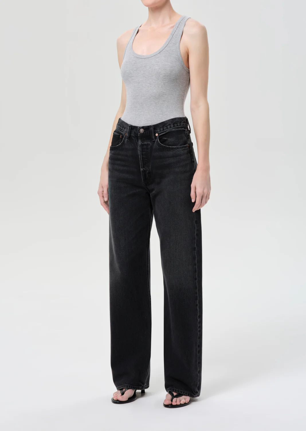 Maria Bodysuit in Grey Heather - Image 4