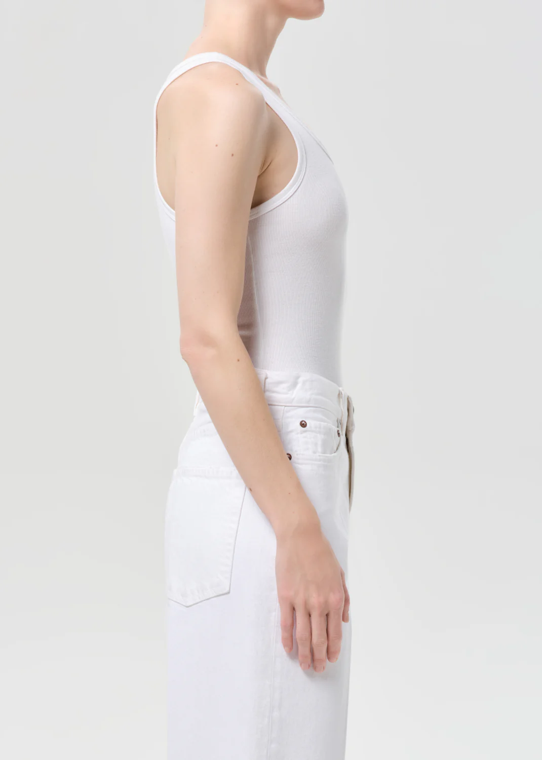 Maria Bodysuit in White - Image 3