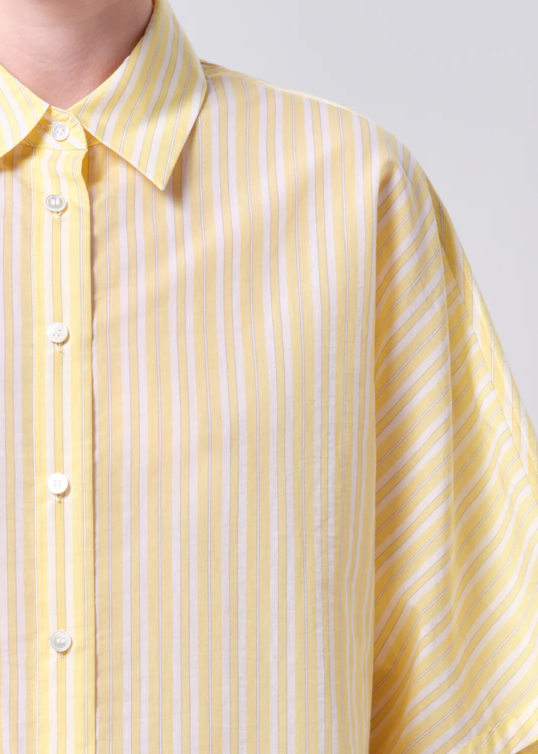 Merrin Shirt in Wirrel Stripe/Lemon Drop - Image 5