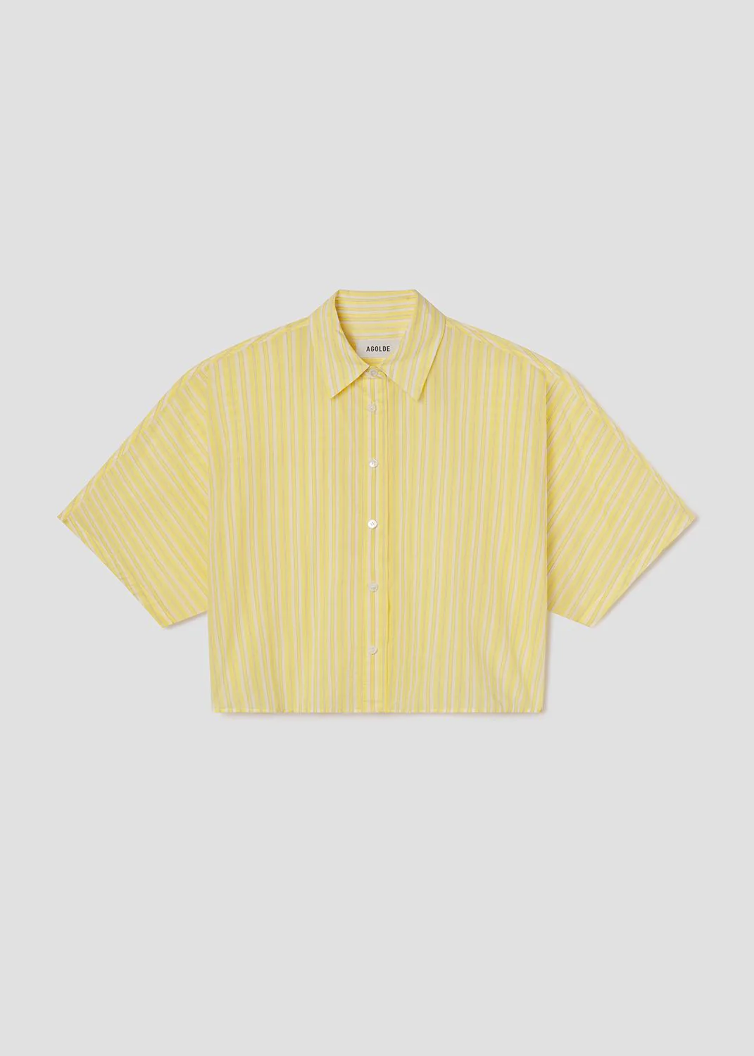 Merrin Shirt in Wirrel Stripe/Lemon Drop - Image 6