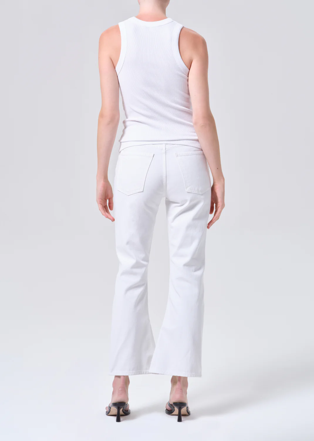 Mid Rise Kick Boot Ankle in Chalk White - Image 2