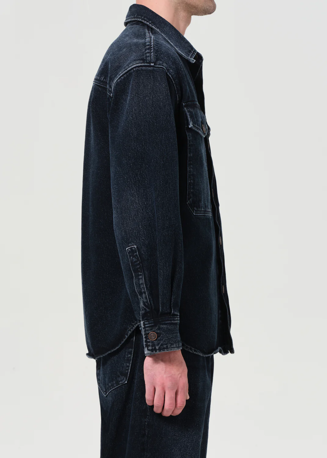 Park Denim Shirt Jacket in Boyd - Image 4
