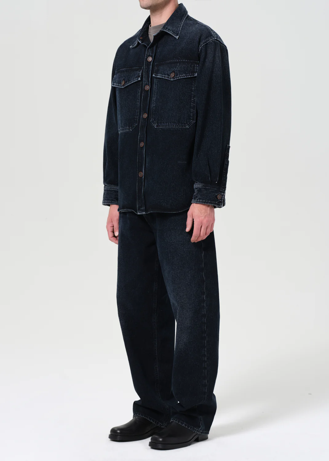 Park Denim Shirt Jacket in Boyd - Image 5