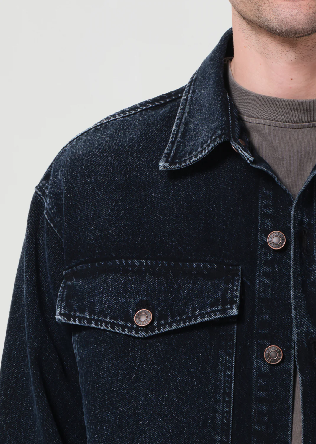 Park Denim Shirt Jacket in Boyd - Image 6