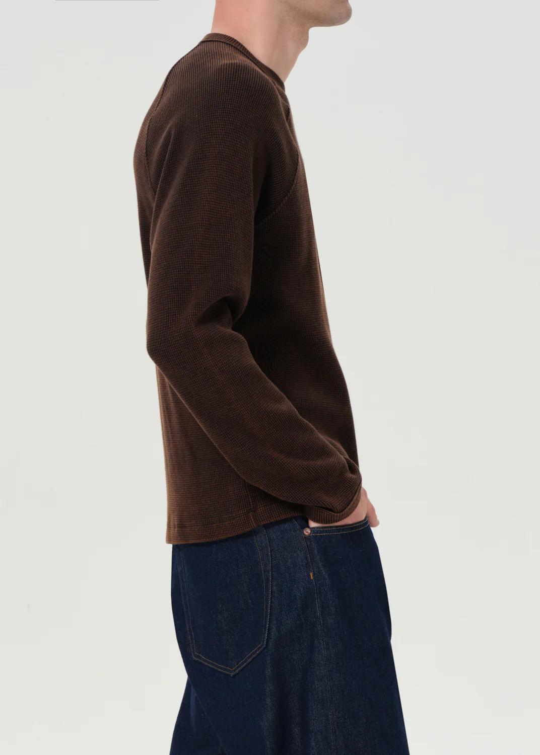 Payson Waffle Tee in Aerosol - Image 4