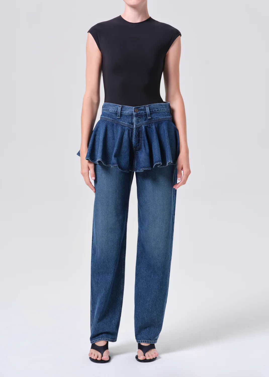 Peplum Jean (Weightless) in Peak
