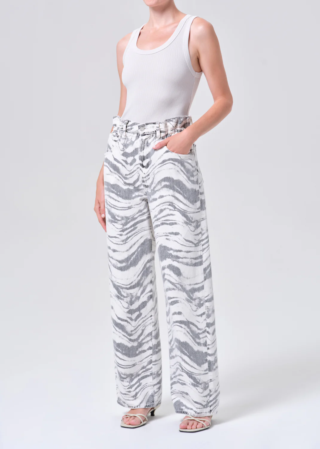 Poppy Tank in Bone - Image 4