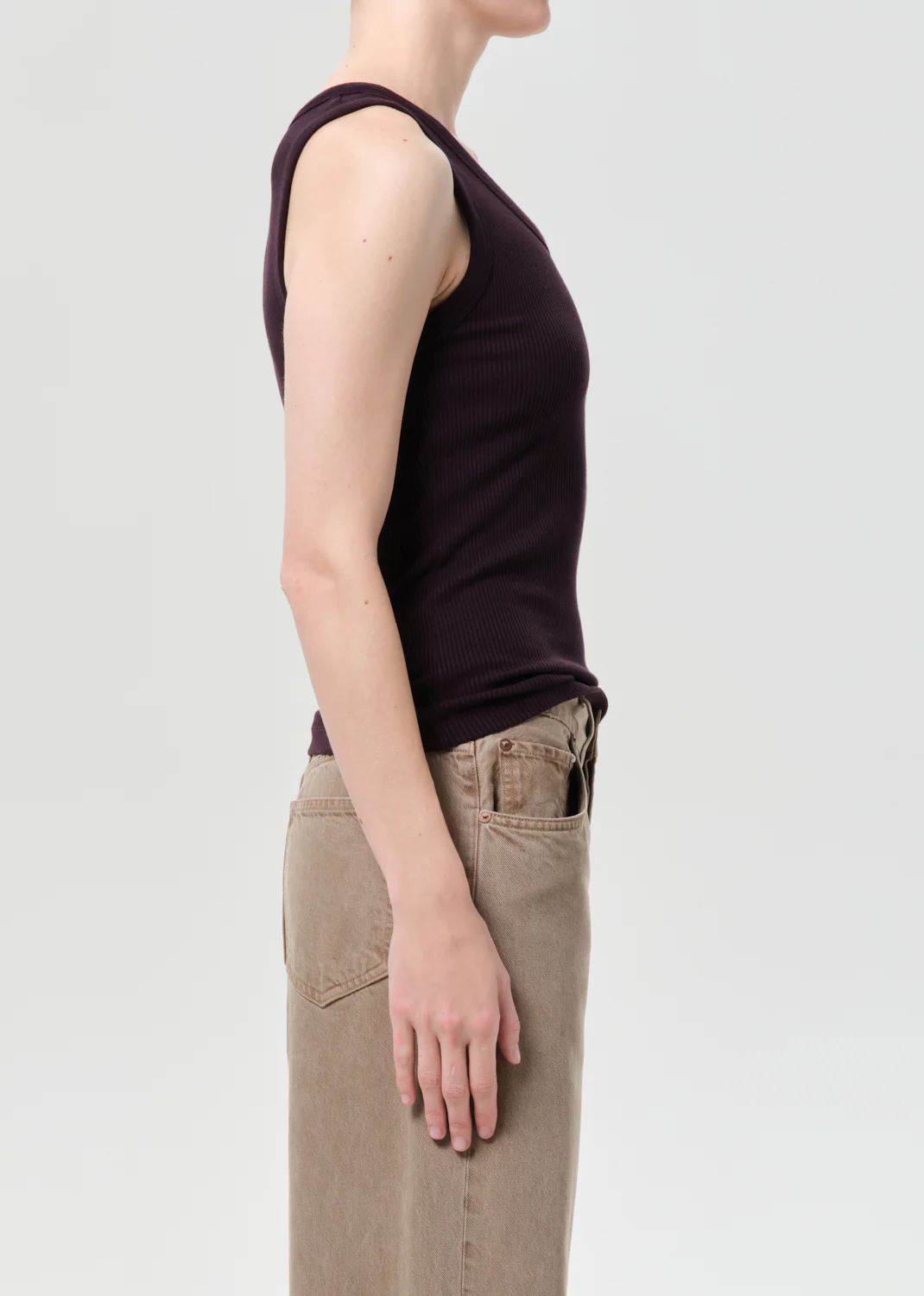Poppy Tank in Eggplant - Image 3