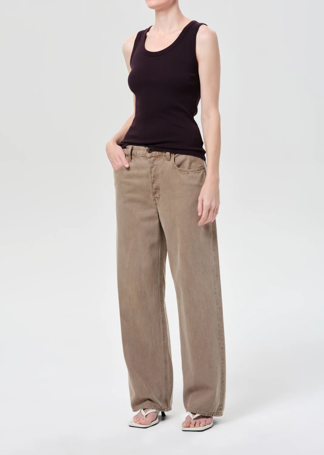 Poppy Tank in Eggplant - Image 4