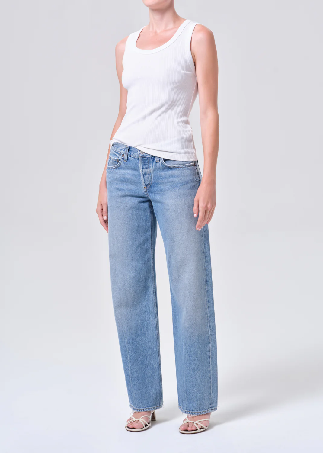 Poppy Tank in White - Image 5