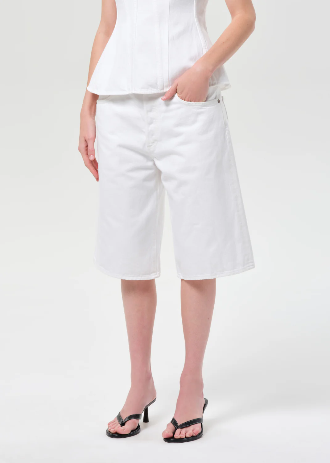 Ramona Short in Marshmallow - Image 4