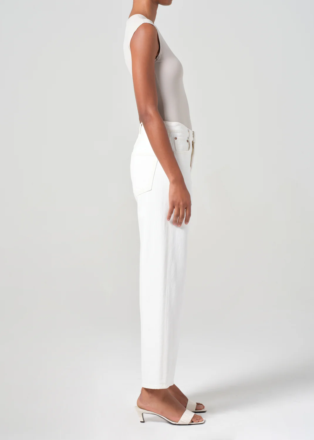 Ren Jean (Stretch) in White Wash - Image 4