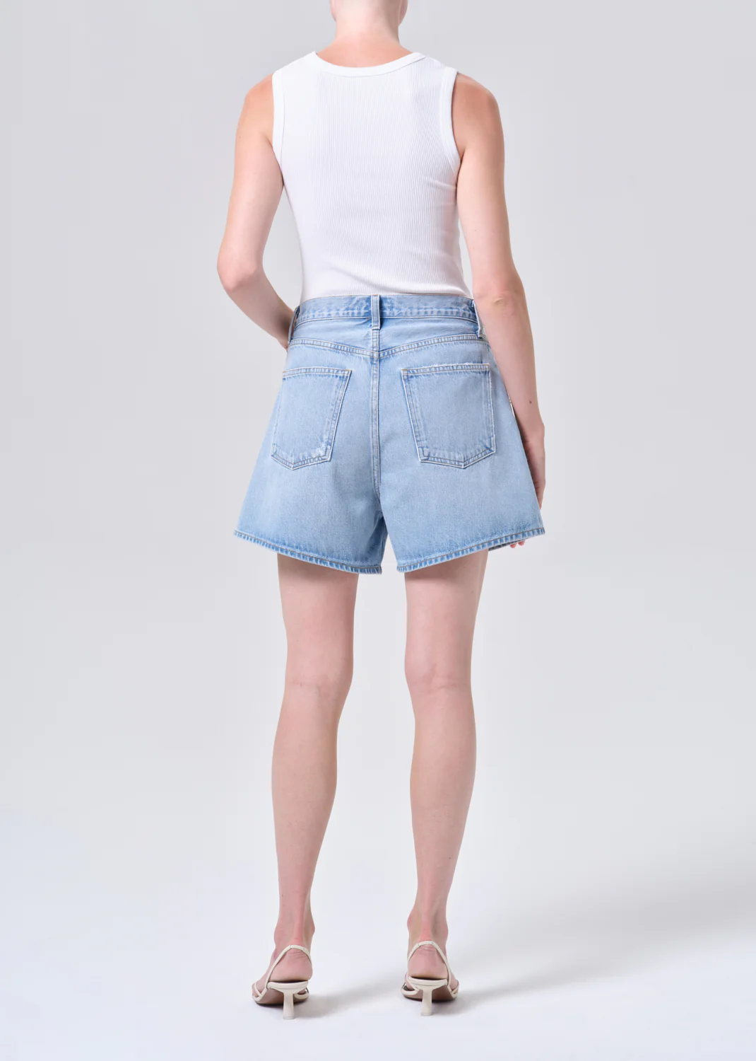 Rhoda Pleated A-Line Short in Raft - Image 3